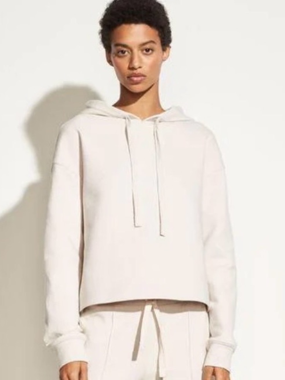 Vince Cinch Hoodie in Sandstone XS